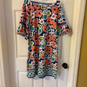 Crown & Ivy Vibrant Floral Mini Dress